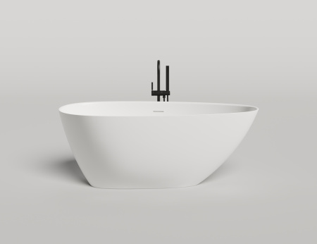 Ванна из искусственного камня Salini PAOLA 1015203MF 160х80 отдельностоящая асимметричная